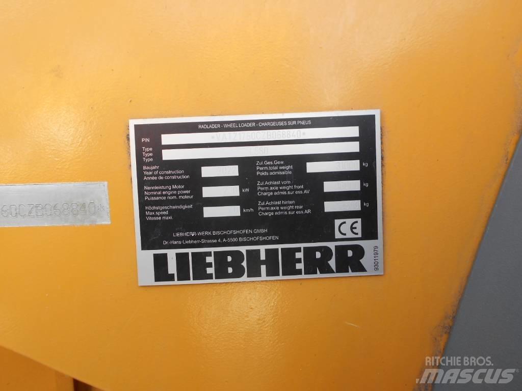 Liebherr L 580 Kolové nakladače
