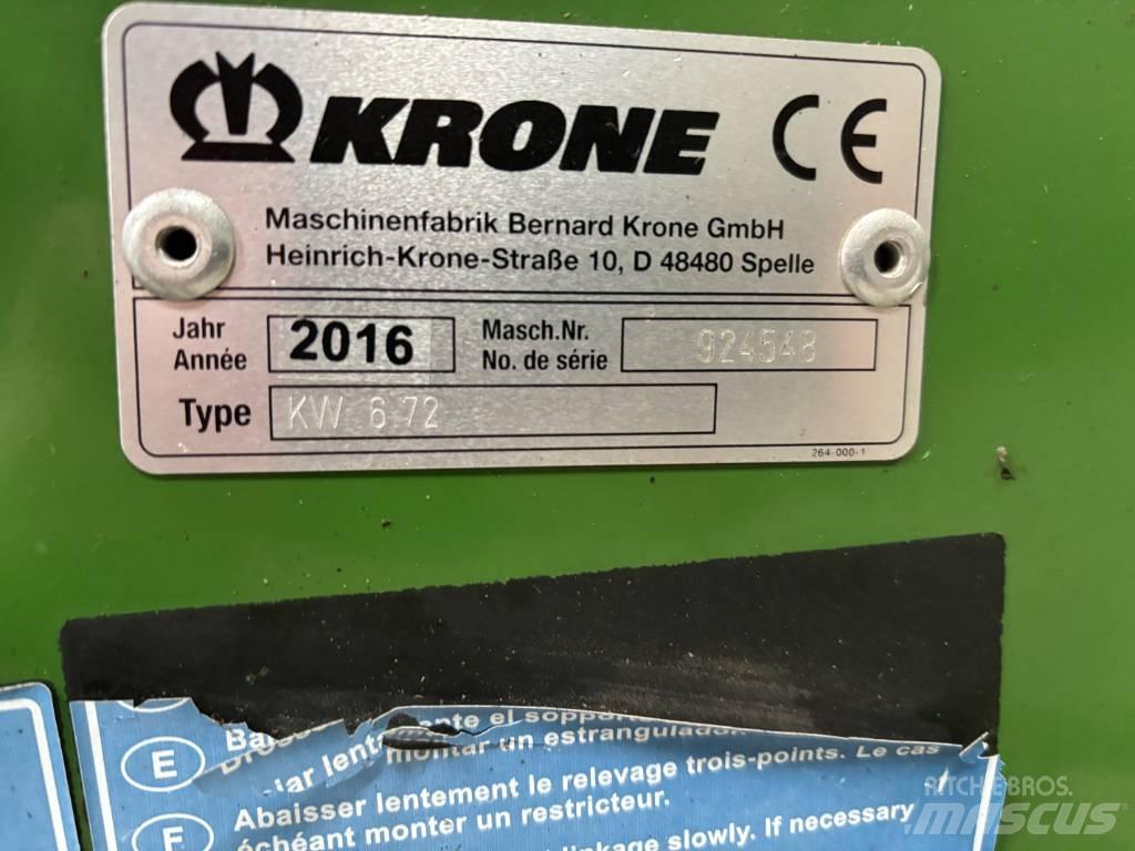 Krone KW 6.72/6 Obraceče a shrabovače sena