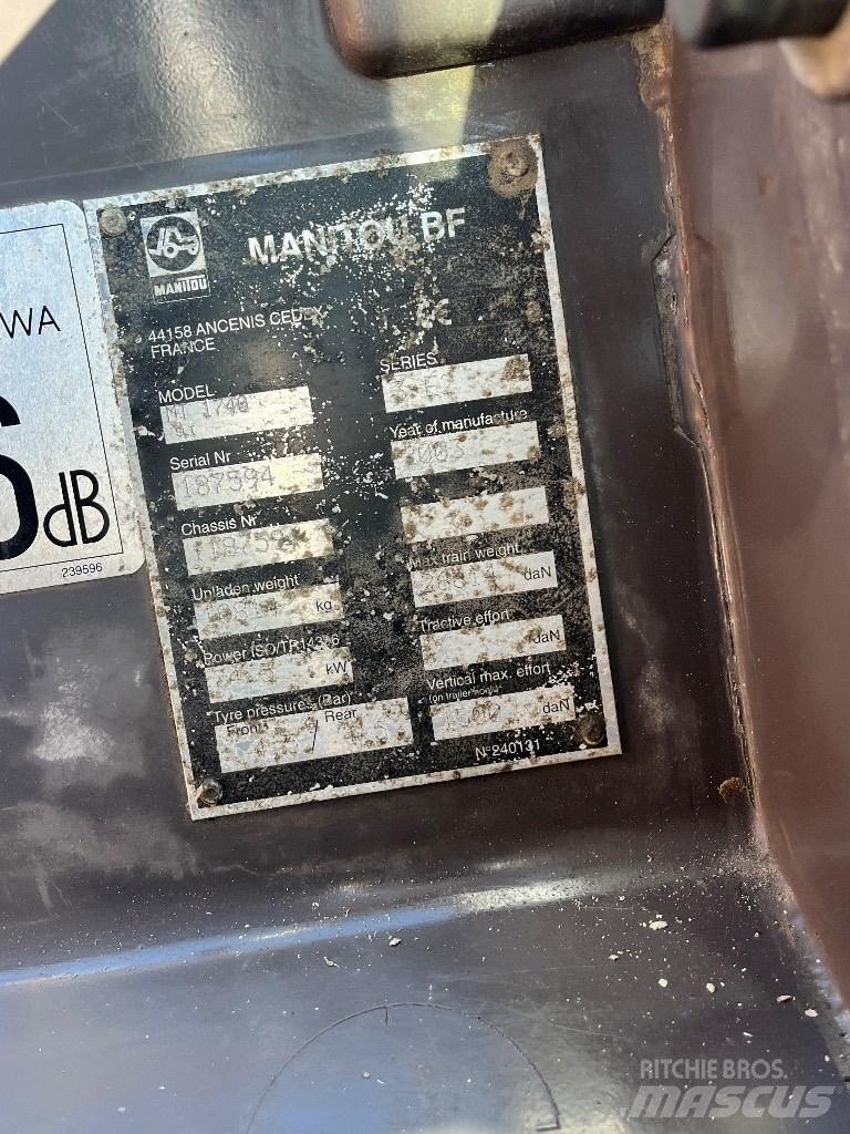 Manitou 1740 Teleskopické manipulátory