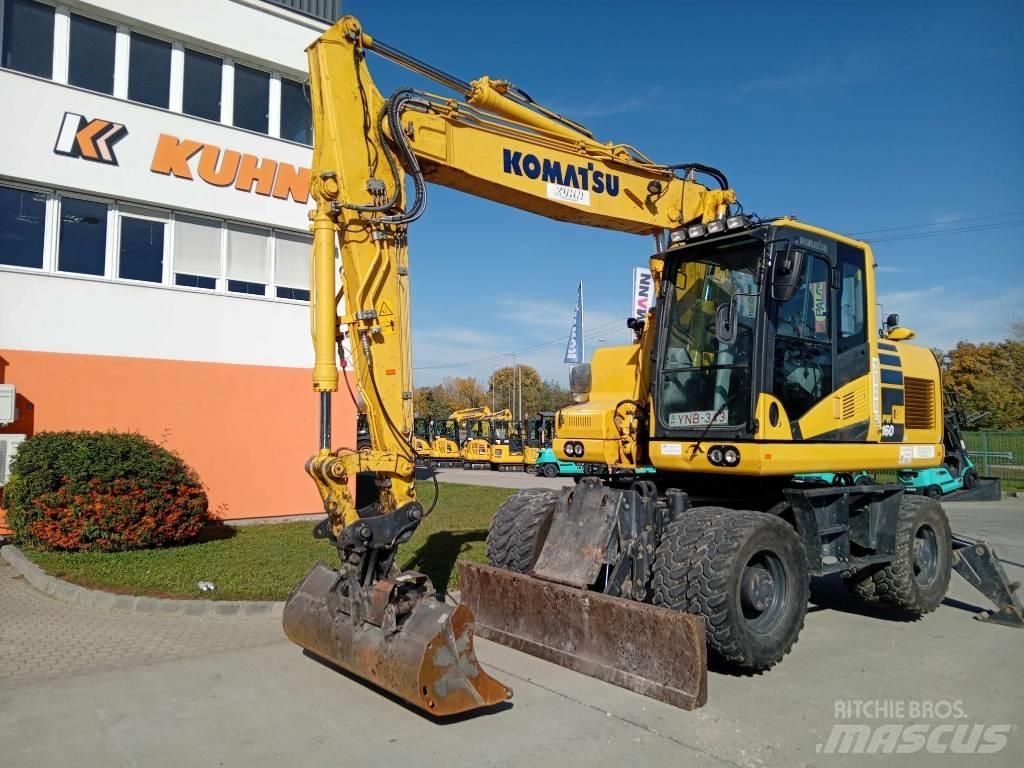 Komatsu PW 160-11 Kolová rýpadla