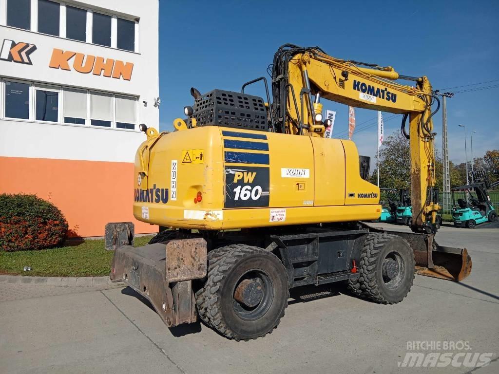 Komatsu PW 160-11 Kolová rýpadla