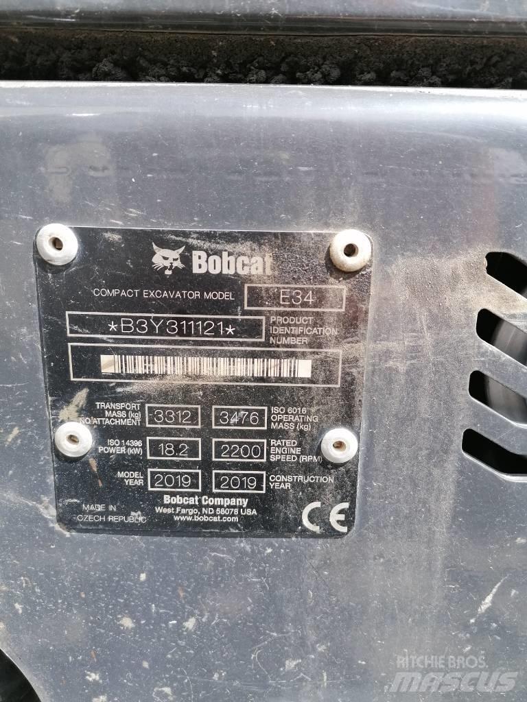 Bobcat E34 Mini rýpadla < 7t