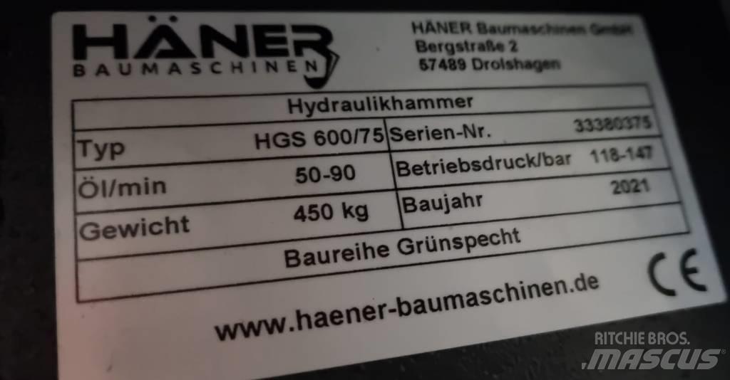 Häner HGS 600/75 Bourací kladiva / Sbíječky