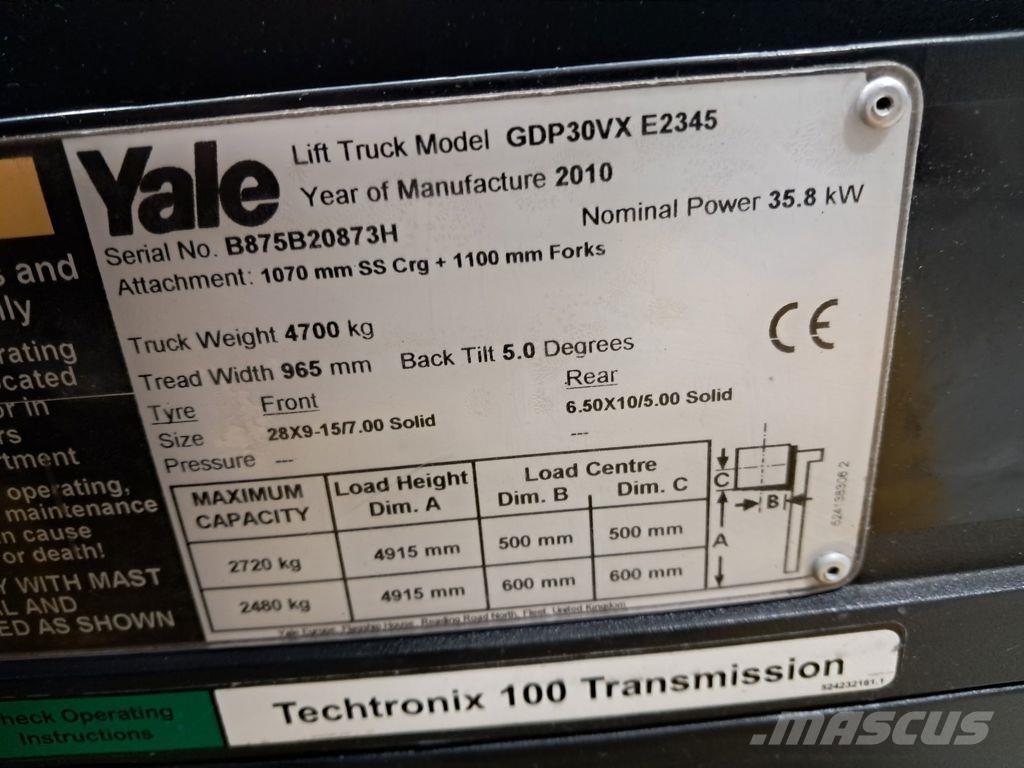 Yale GDP30VX Dieselové vozíky