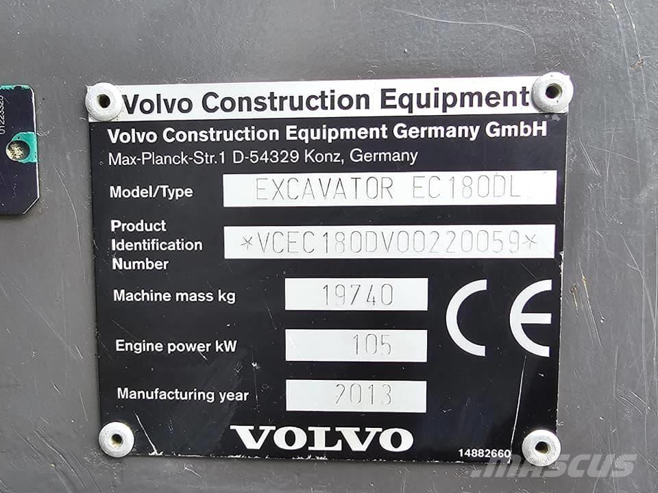 Volvo EC 180 C L Pásová rýpadla