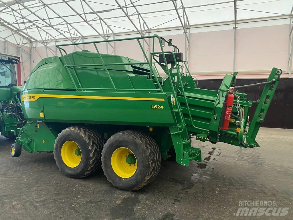 John Deere L624 Lis na hranaté balíky