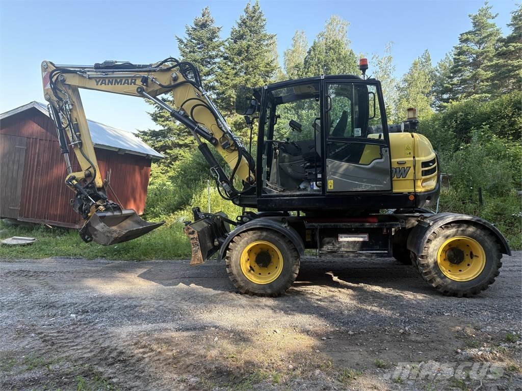 Yanmar B110W Kolová rýpadla