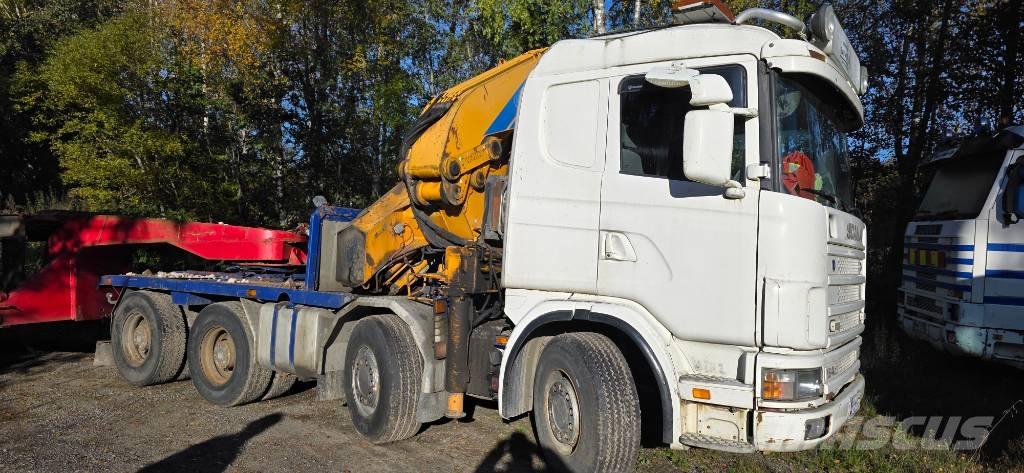 Scania R 144 G Autojeřáby, hydraulické ruky