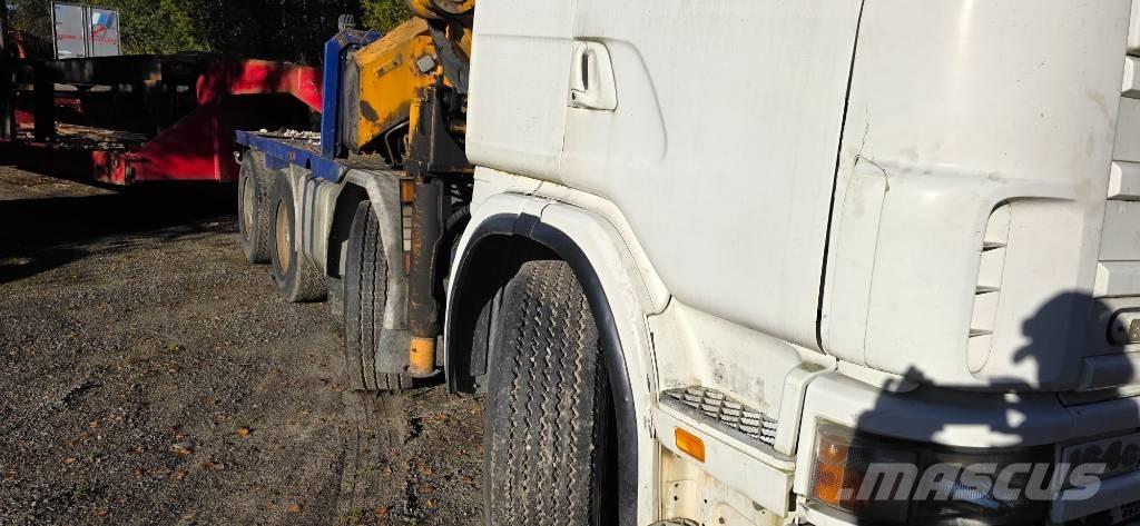 Scania R 144 G Autojeřáby, hydraulické ruky