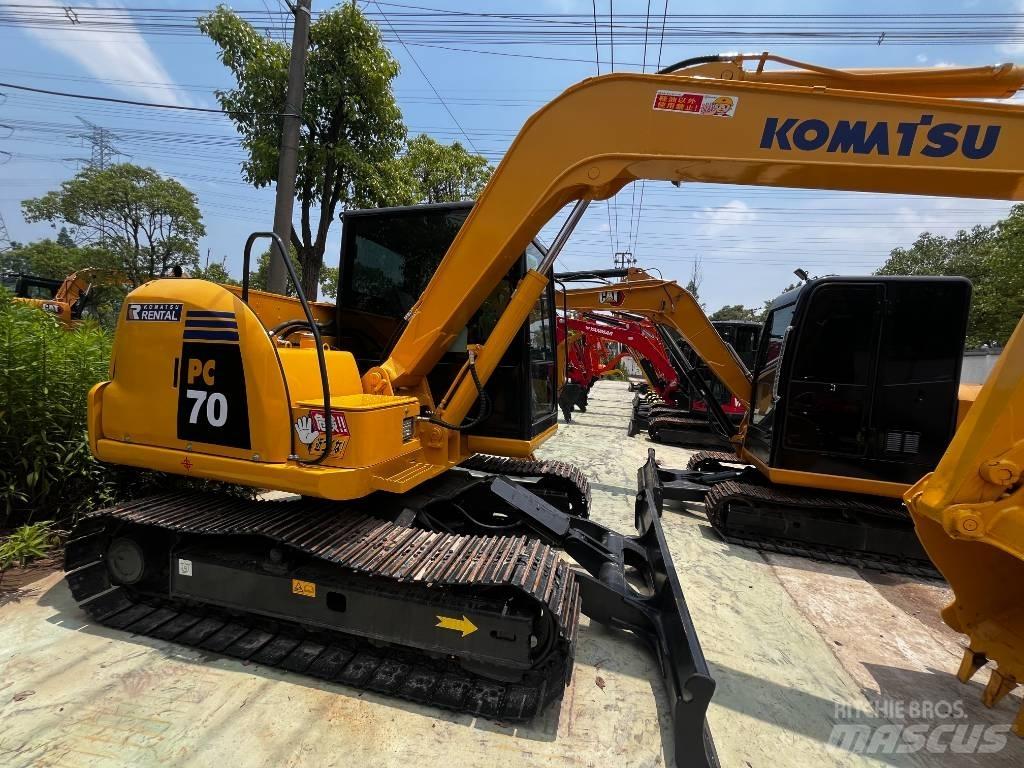 Komatsu PC 70-8 Pásová rýpadla
