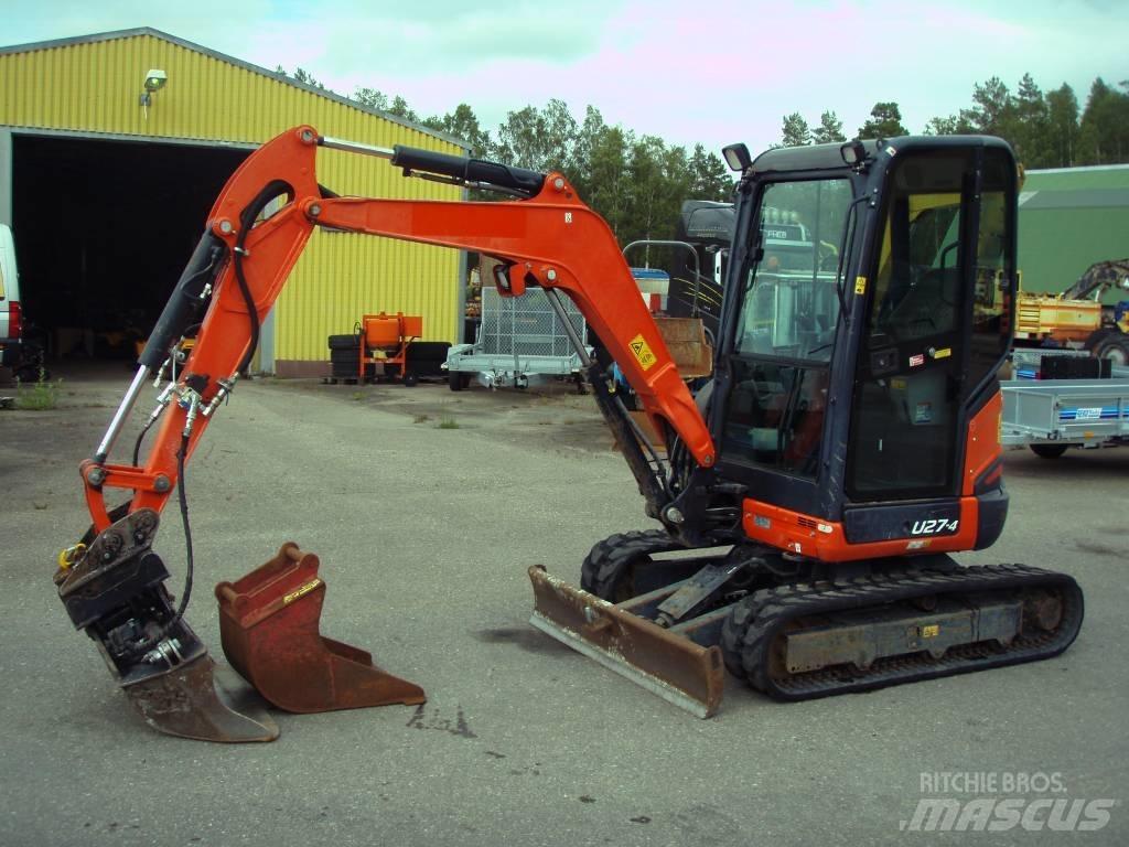 Kubota U 27-4 Mini rýpadla < 7t
