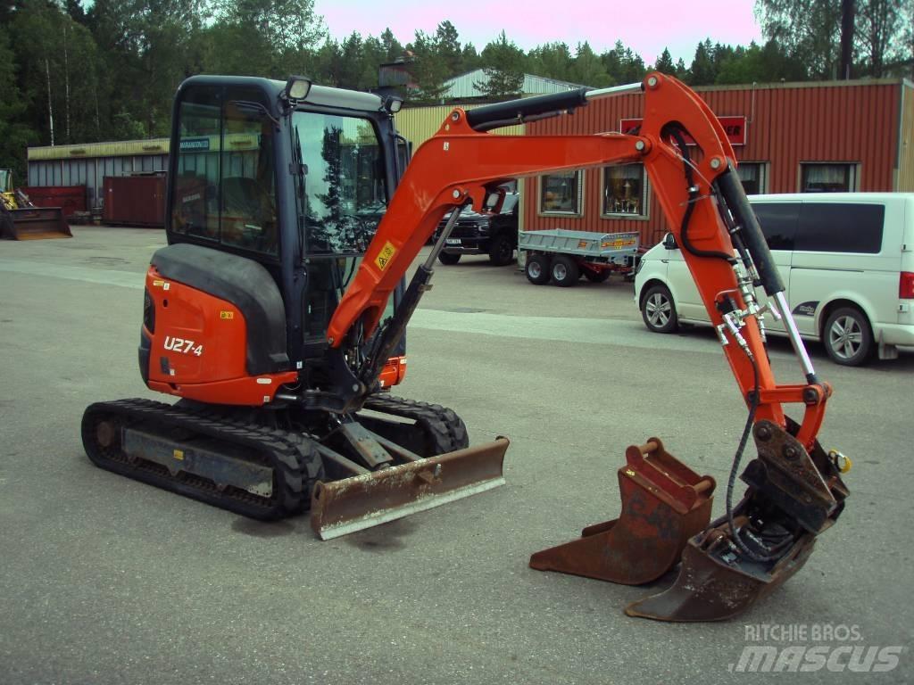 Kubota U 27-4 Mini rýpadla < 7t