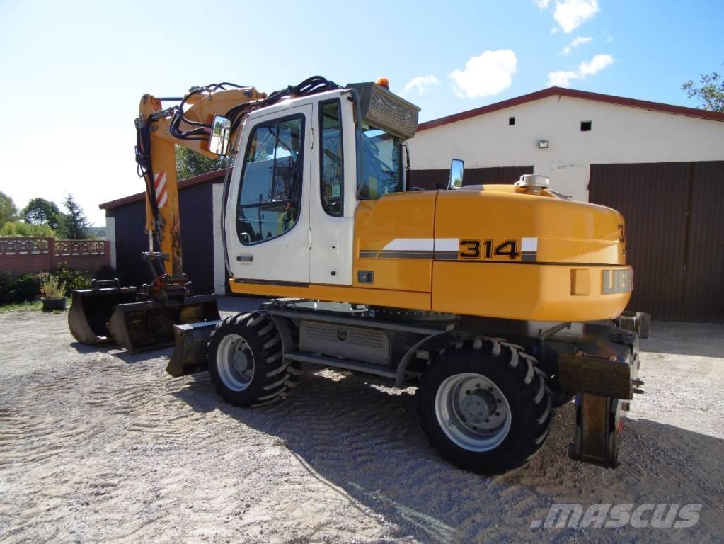 Liebherr A314 Kolová rýpadla