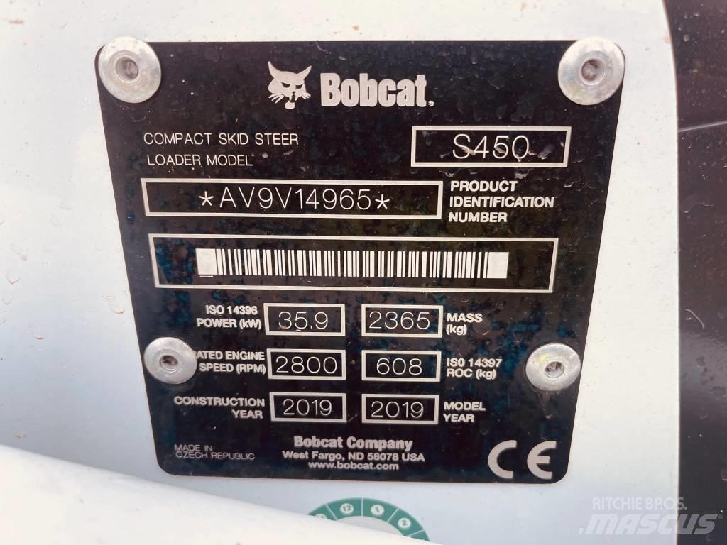Bobcat S 450 Smykem řízené nakladače