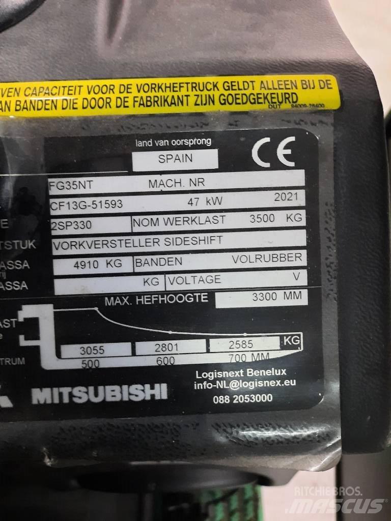Mitsubishi FG35NT LPG vozíky
