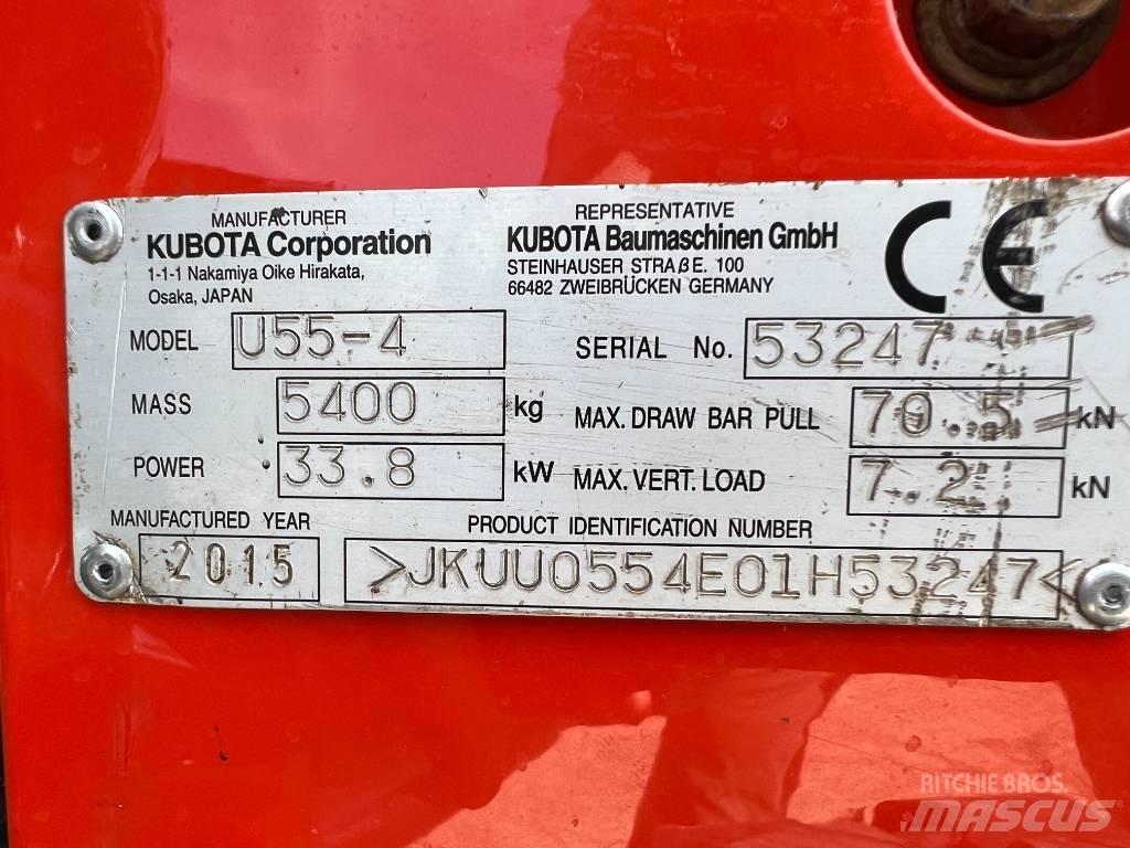 Kubota U 55-4 Mini rýpadla < 7t