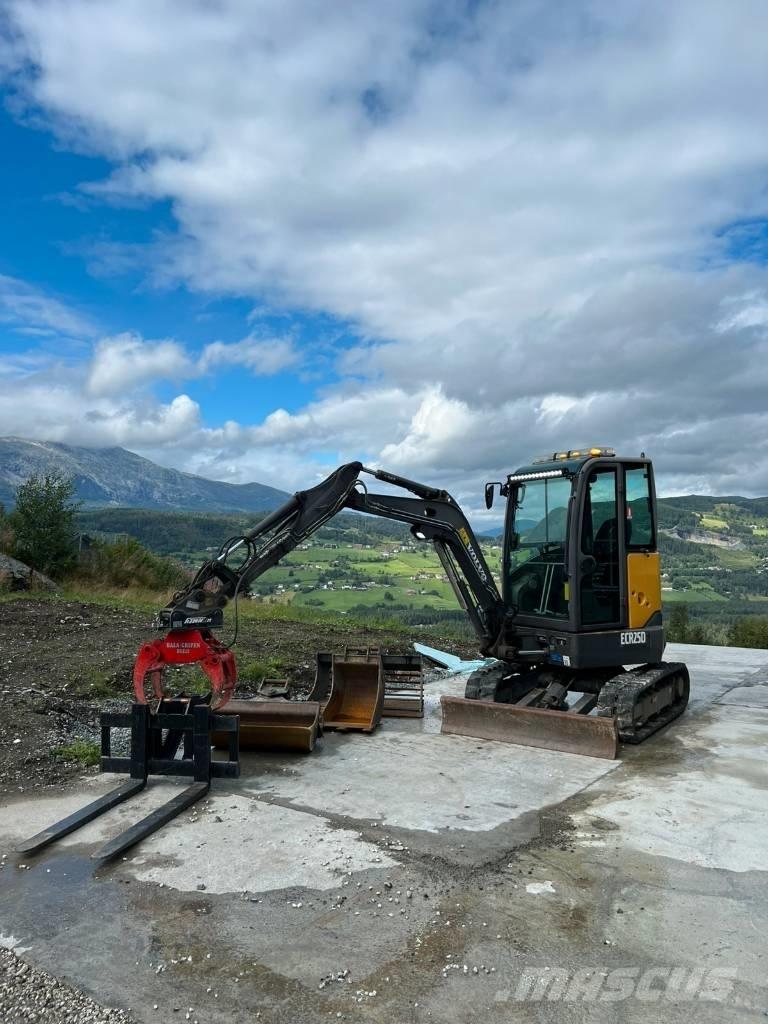 Volvo ECR25D Mini rýpadla < 7t