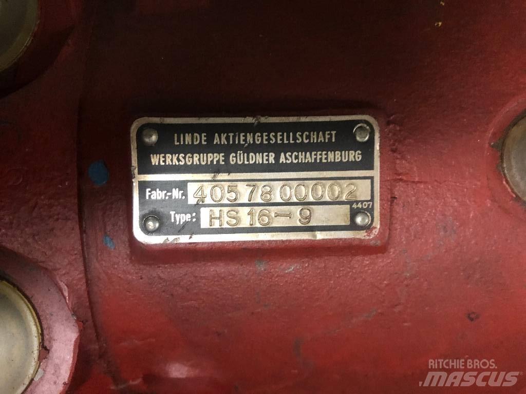 Linde HS16-9 Ostatní komponenty