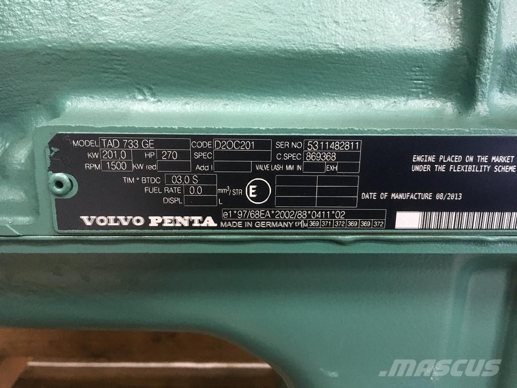 Volvo TAD733GE NEW Motory