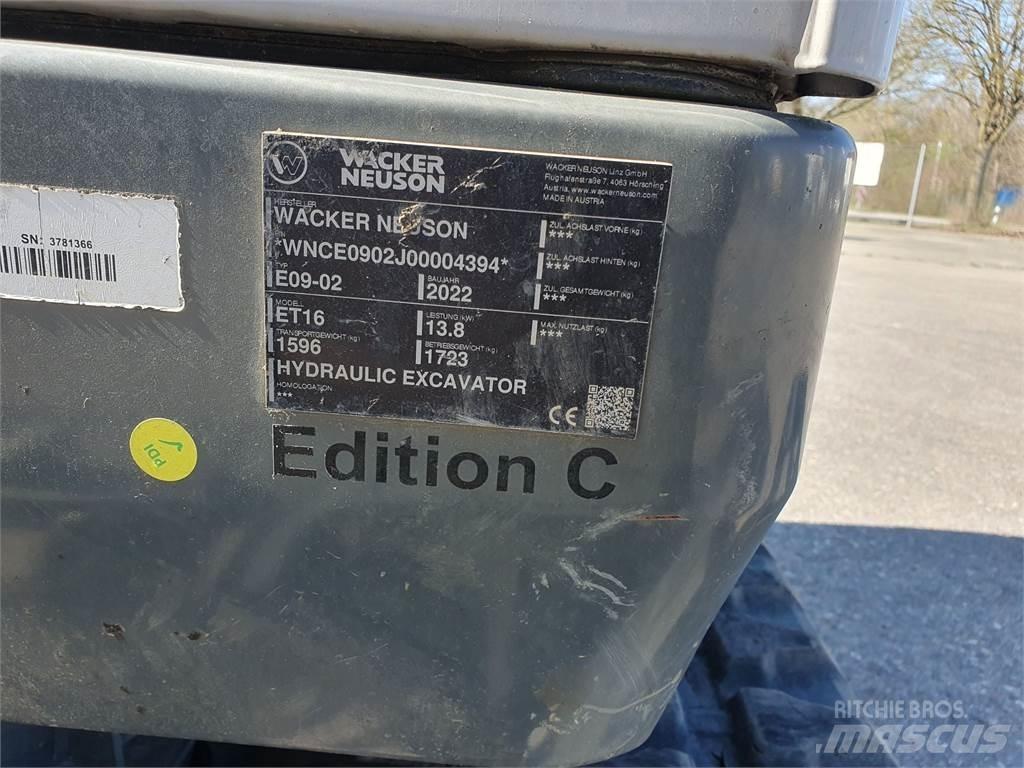 Wacker Neuson ET16 Pásová rýpadla