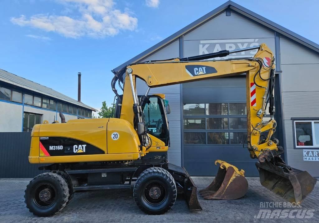 CAT 316D Kolová rýpadla