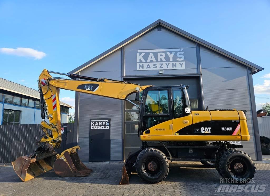 CAT 316D Kolová rýpadla