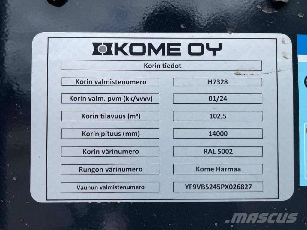 Kome BMPV-5i Přívěsy na dřevní štěpku