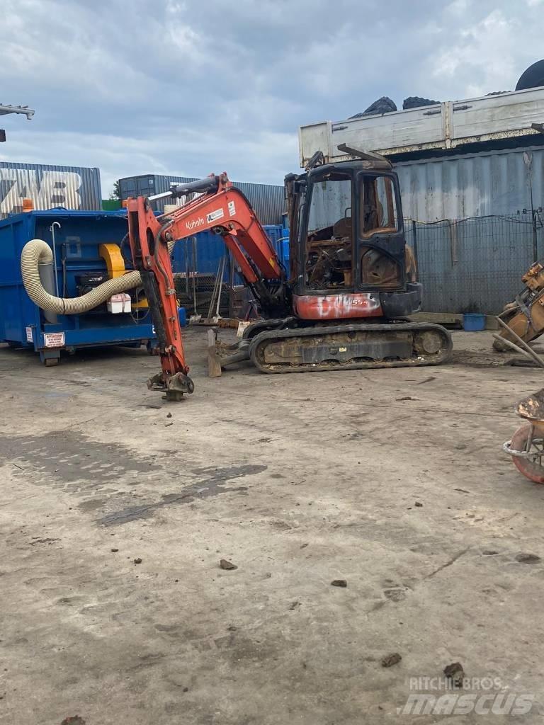 Kubota U 55-4 Výložníky a lžíce