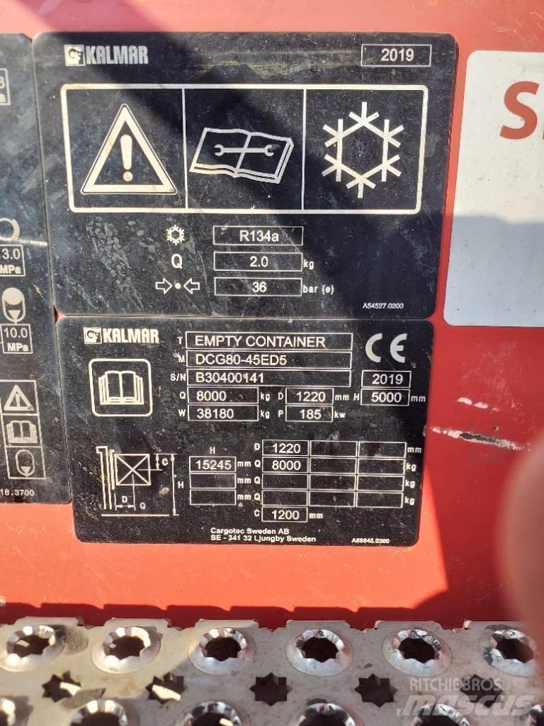 Kalmar DCG80-45ED5 Kontejnerové manipulátory