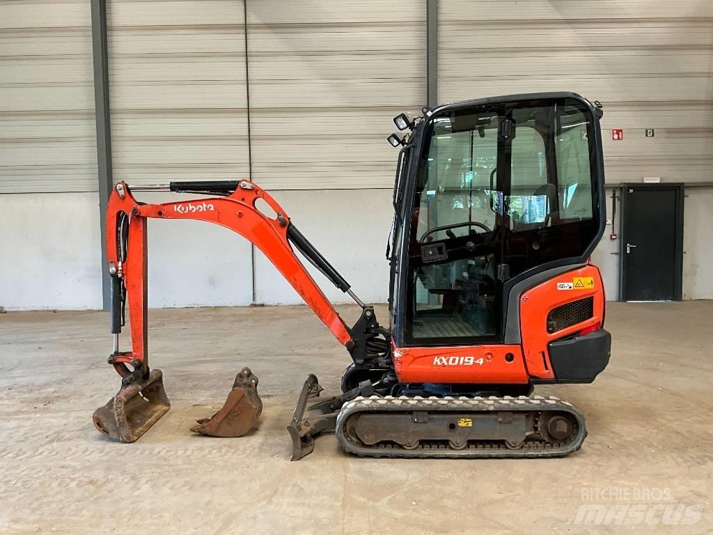 Kubota KX 019-4 Mini rýpadla < 7t