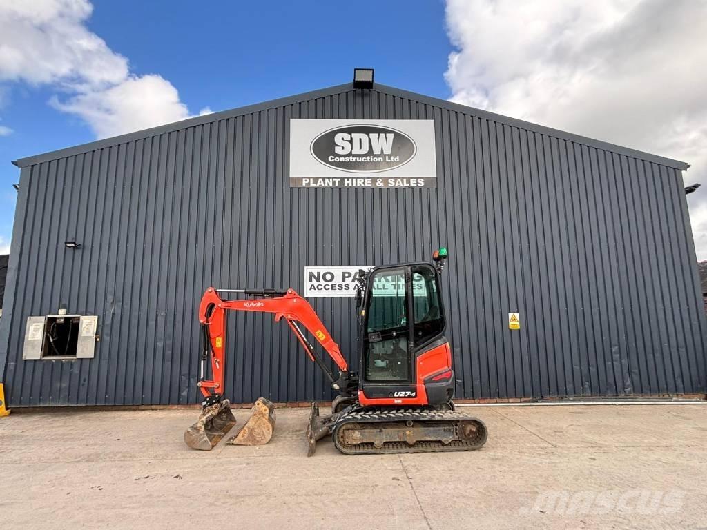 Kubota U 27 Mini rýpadla < 7t