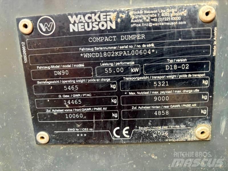 Wacker Neuson DW 90 Vyklápěcí dempry