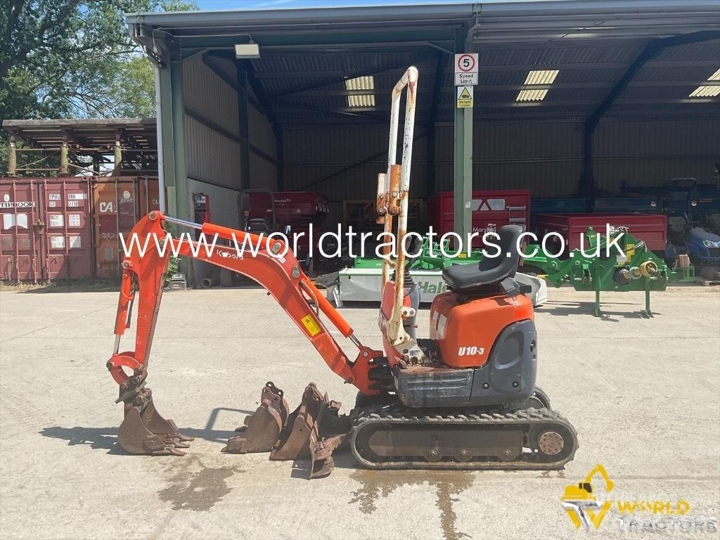 Kubota U 10-3 Mini rýpadla < 7t