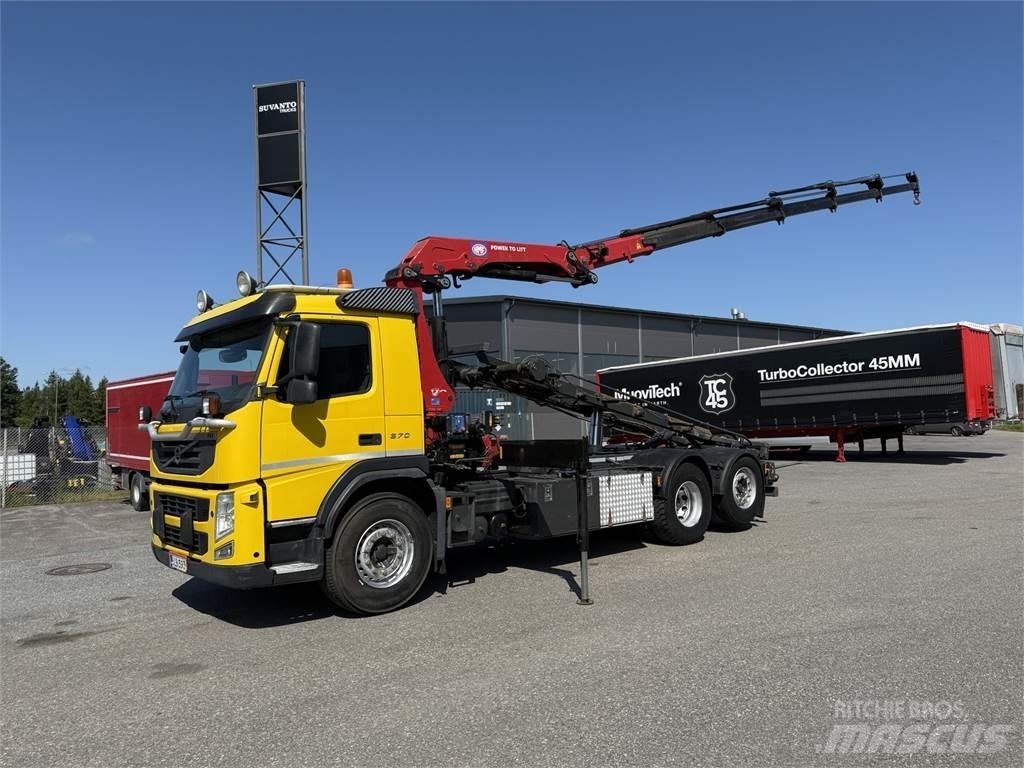 Volvo FM 370 6X2 Autojeřáby, hydraulické ruky