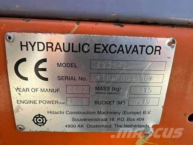 Hitachi EX 35-2 Mini rýpadla < 7t
