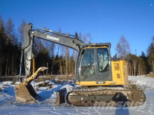 John Deere 135 G Pásová rýpadla