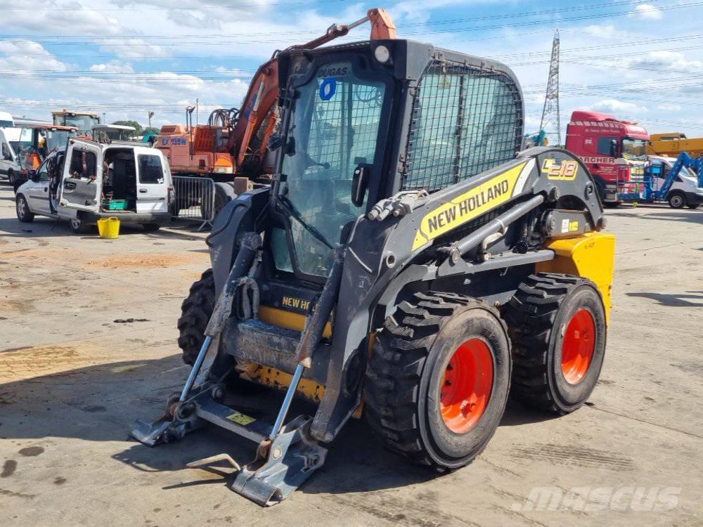 New Holland L 218 Smykem řízené nakladače