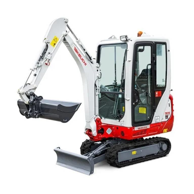 Takeuchi TB216 Mini rýpadla < 7t