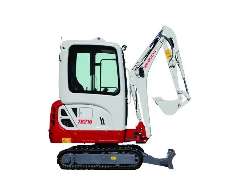Takeuchi TB216 Mini rýpadla < 7t