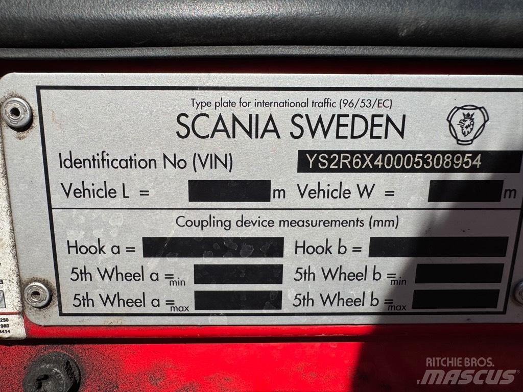 Scania R 560 Vozy na přepravu kmenů