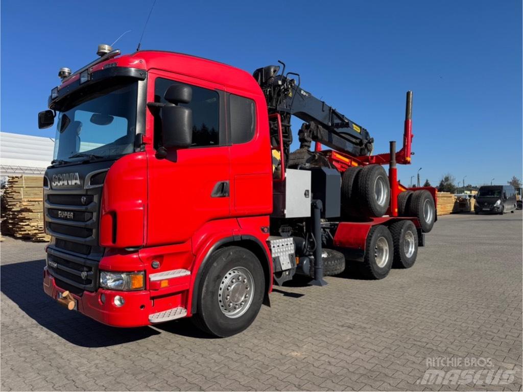 Scania R 560 Vozy na přepravu kmenů