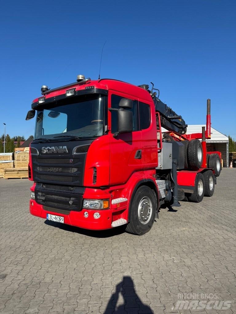 Scania R 560 Vozy na přepravu kmenů