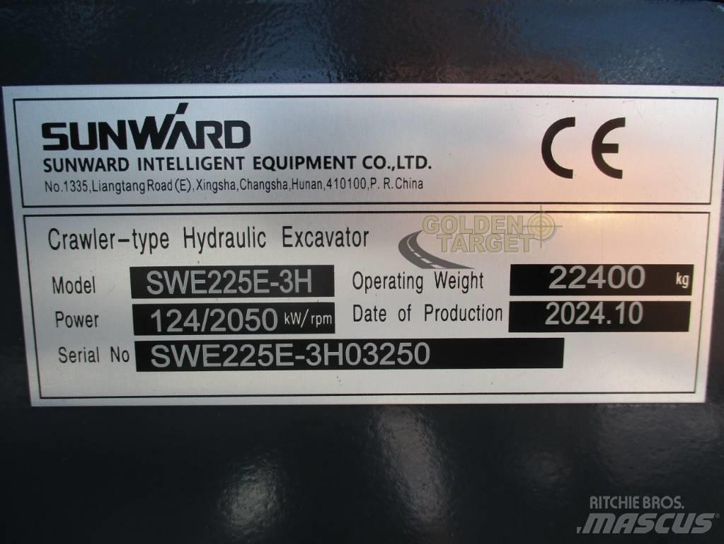 Sunward SWE 225E-3H Pásová rýpadla