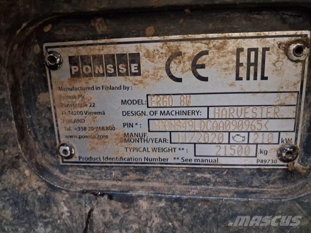 Ponsse Ergo 8W Harvestory