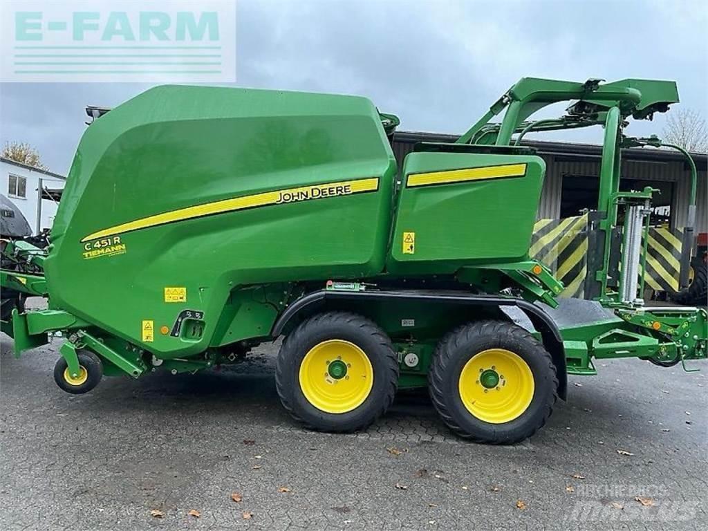 John Deere c451r Lis na hranaté balíky