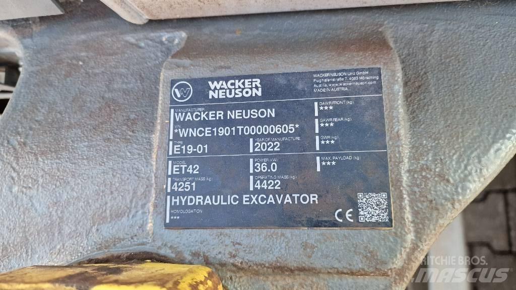 Wacker Neuson ET42 Pásová rýpadla