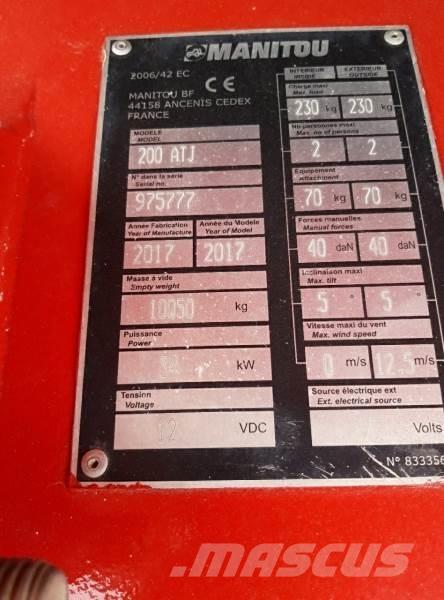 Manitou 200ATJ  RC Kloubové plošiny