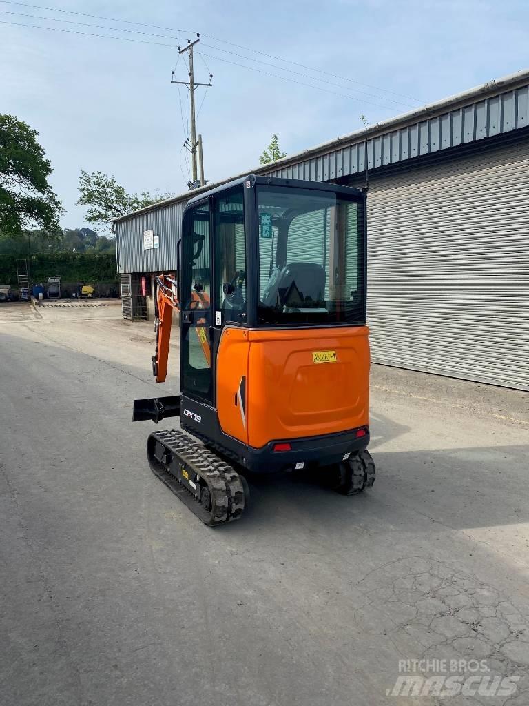 Doosan DX 19 Mini rýpadla < 7t