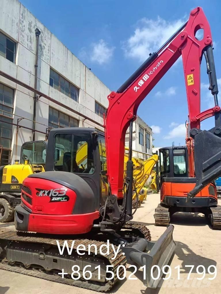 Kubota KX 163-5 Pásová rýpadla