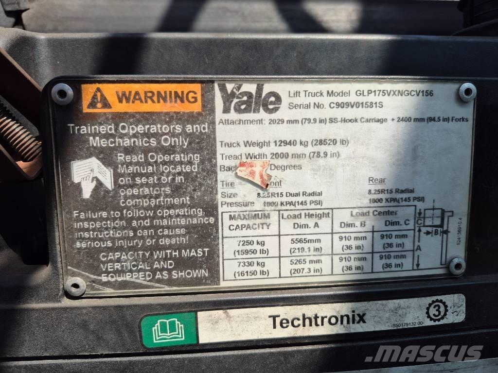 Yale GLP175VXNGCV156 Další